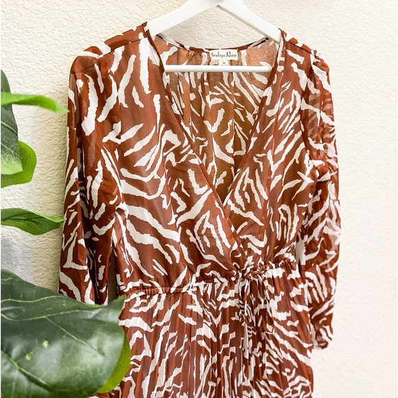 Indigo Rose Ruffle Boho Dress - Picture 4 of 9